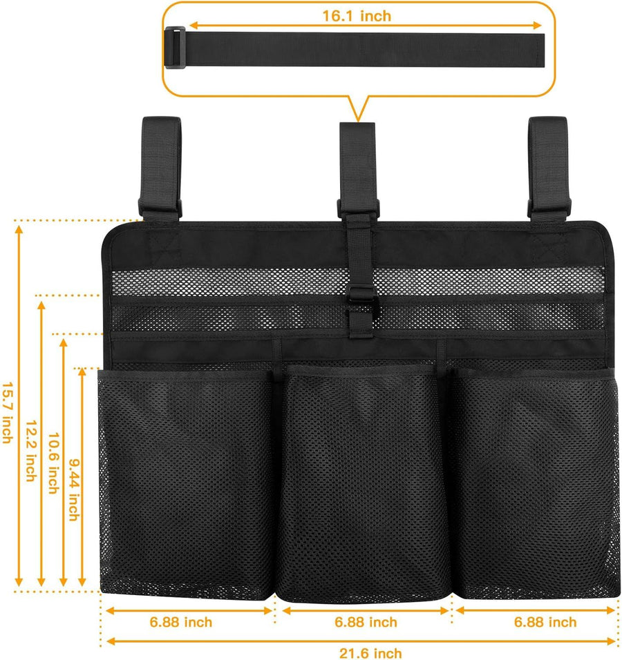 Camping Dish Drying Bag Collapsible Dish Drying Rack, Portable Mesh Dinnerware Drainer Organizer for RV Campers Travel Trailers Space Saving Camping Kitchen Storage Rack
