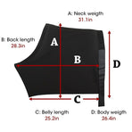 Horse Shoulder Guard, High Elastic Fabric Horse Vest - Anti-Rub Bib Comfortable scratch resistant protective vest- Black (Size)