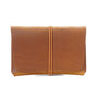 Leather Passport Holder with Travel Wallet, Genuine Leather Passport Cover- Passport Wallet, Leather Folding Wallet for Passports ( Brown)