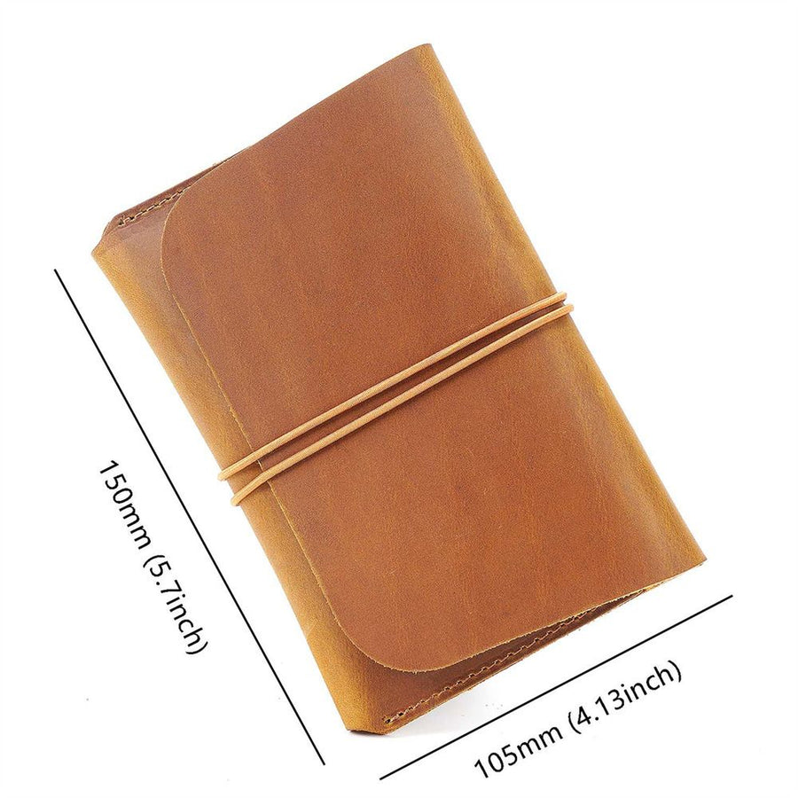 Leather Passport Holder with Travel Wallet, Genuine Leather Passport Cover- Passport Wallet, Leather Folding Wallet for Passports ( Brown)