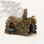 Fish Tank Decorations Betta House Hide Cave Aquarium Ornament Small and Medium Fish Accessories Fish Resin Toys Hideouts Aquarium Backgrounds