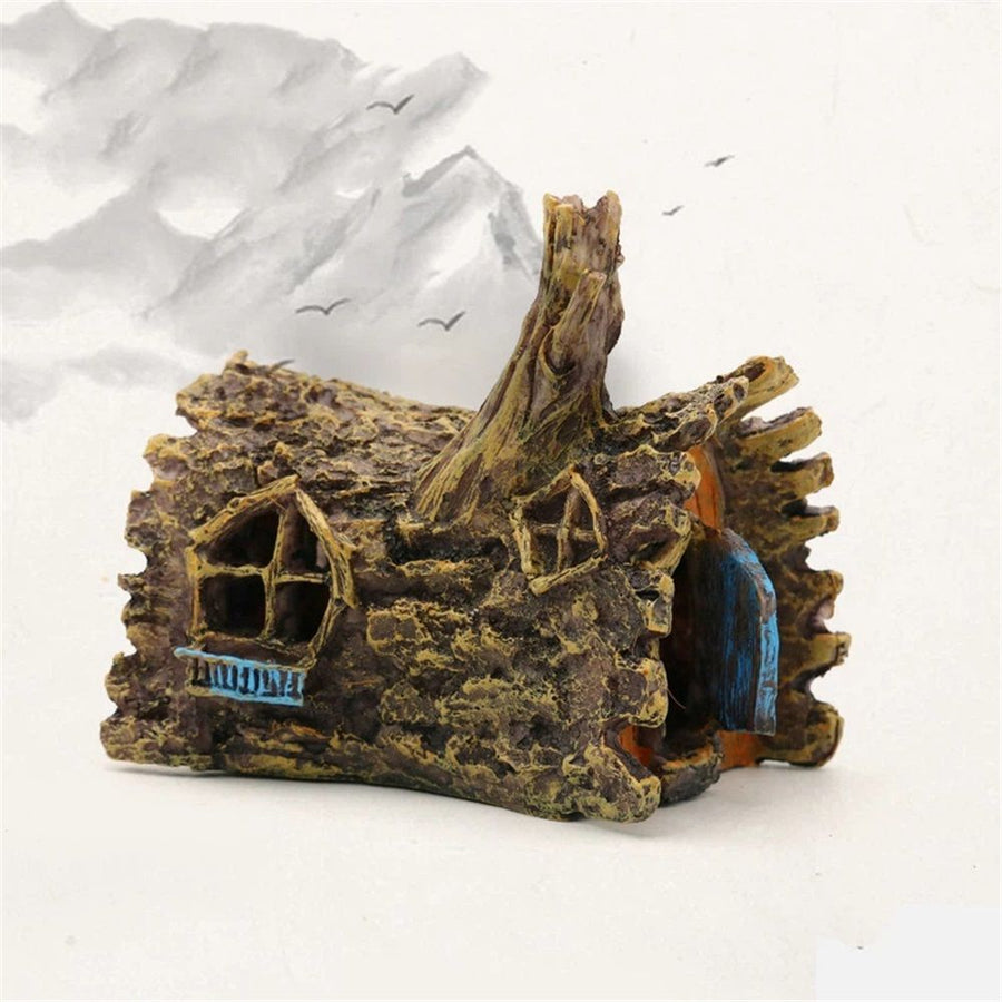 Fish Tank Decorations Betta House Hide Cave Aquarium Ornament Small and Medium Fish Accessories Fish Resin Toys Hideouts Aquarium Backgrounds