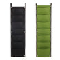 2pcs Fence Planters Wall Planters for Outdoors Plants Vertical Planter Balcony Planter Vertical Garden Wall Pocket Planter Outdoor Wall Planter Fence Garden Planter(Black+Green)
