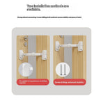 （2 Pack） Child Proof Window Restrictor, Adjustable Baby Safety Window Lock, Window Safety Locks for Toddlers & Pets, Easy to Install Suitable for Door, Washing Machine, Cat Door (White)