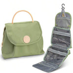 Small Hanging Toiletry Bag, Extra Compact Travel Organizer for Minimalist Adventures,Water-Resistant Cosmetic Bag, Perfect for Vacation, and Daily Use