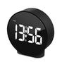 Digital Clock: Cordless Small Alarm Clock for Bedroom Travel - Large Numbers Dimmers for All Ages White Digits（Battery not included）