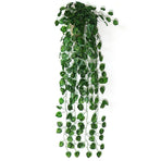 Green vine for home decoration, fake hanging leaves, artificial plants
