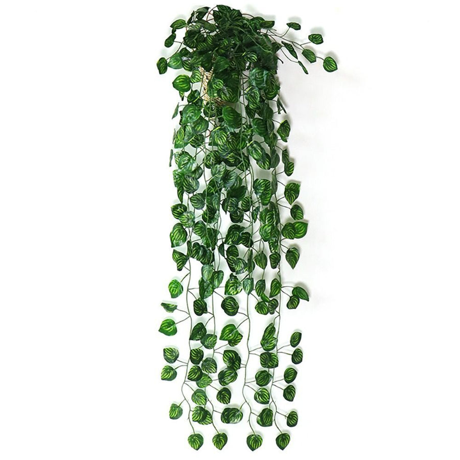 Green vine for home decoration, fake hanging leaves, artificial plants