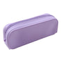 Large Soft Silicone Waterproof Pencil Case for School, Creative Gradient Color Pencil Case with Random Zipper
