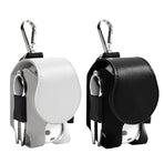 2-piece golf ball bag set, mini leather golf ball storage bag, storage accessories