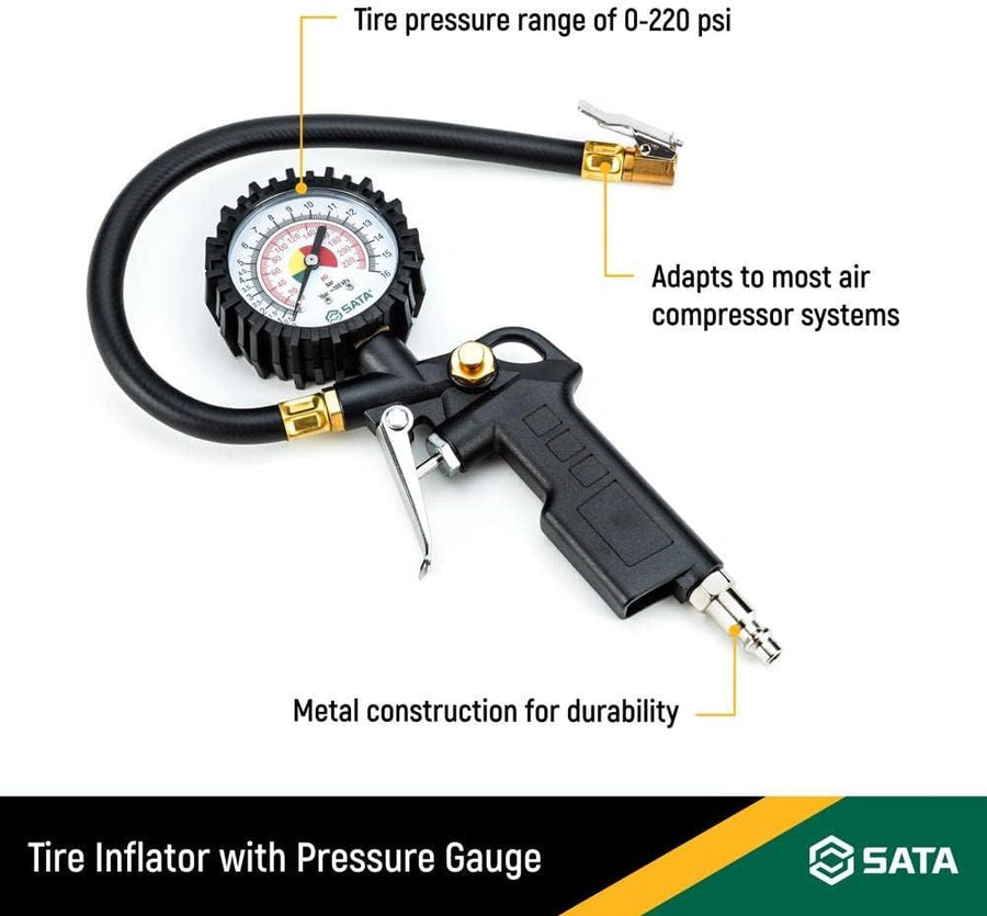 Tire inflator with Pressure Gauge - ST98100U
