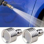 Pressure Washer Shower Nozzle for Car Washing and Garden Watering, 1/4" Quick Connect Pressure Spray Head Silvery