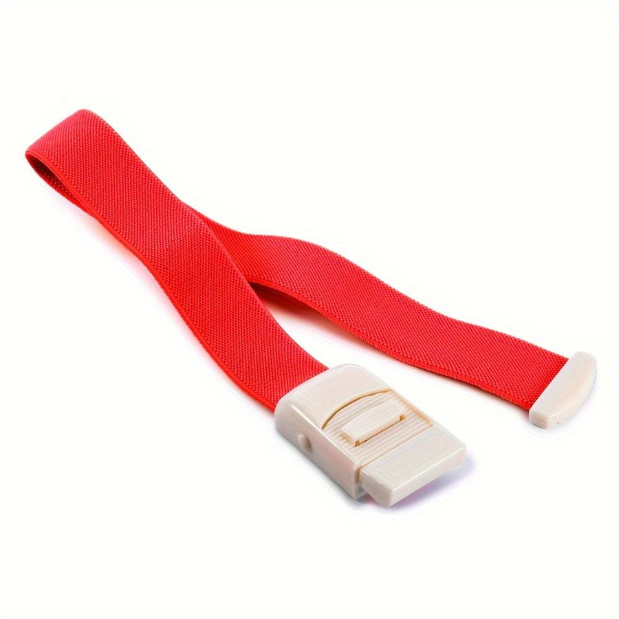 1pc Colorful Emergency Tourniquet Quick Release Buckle First Aid for Outdoor Sport Emergency Bleeding Stopping Blue2+Red2