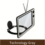 30.48 cm Cell Phone Screen Amplifier, Super Clear, Foldable, Portable, Eye Protection 3D Screen Amplifier, Creative Retro TV Shape for Mobile Devices Tech Grey