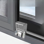 2pcs Window Lock Buckles for Screen Door Fastening, Sliding Door and Window Stopper 2pcs