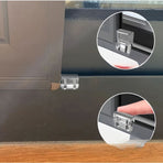 2pcs Window Lock Buckles for Screen Door Fastening, Sliding Door and Window Stopper 2pcs