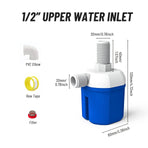 Independent Packaging Float Valve That Automatically Stops Water Flow And Controls Water Replenishment 1/2" Upper water inflow