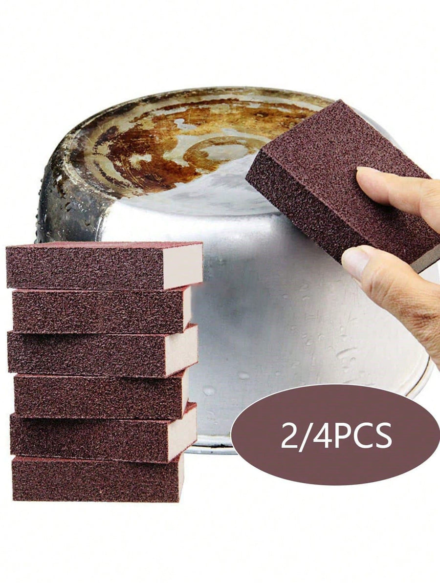10pcs Magic Sponge Eraser Carborundum Removing Rust Cleaning Brush Descaling Clean Rub Kitchen Bathroom Home