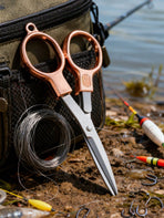 Double Circle Retro Folding Scissors Portable Small Scissors Carry Mini For Private Fishing Travel Home Use