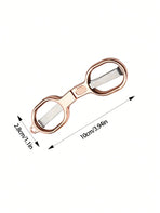 Double Circle Retro Folding Scissors Portable Small Scissors Carry Mini For Private Fishing Travel Home Use
