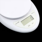 Digital Kitchen Scale 5kg/1g with 0.1g Precision Weight LED Portable for Measuring Food and Coffee Kitchen Tools