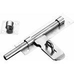 Door Latch Patio Door Latch Sliding Bolt Stainless Steel Door Latch for Warehouse Garage Barn