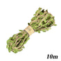 Natural Burlap Home Decoration Sticker, Craft Tape Artificial Leaf Jute Twine, 10 Meters Roll