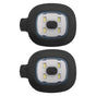 2 USB Rechargeable Hat Lights, Interchangeable Headlamp for Cap, DIY Hat Light for Men and Women