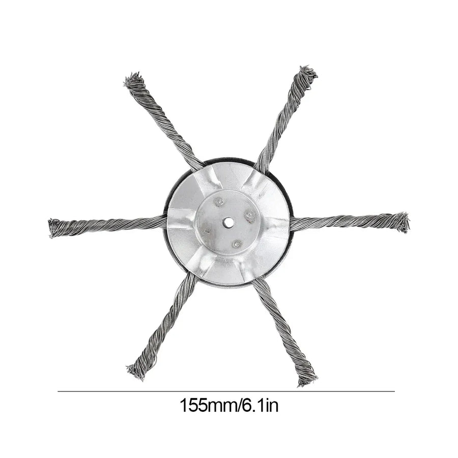6-Inch String Trimmer Replacement Head Kit - Compatible with Li-Ion Cordless Weed Wacker, Includes Nylon String & Metal Blades, Universal Weed Eater Parts 6T