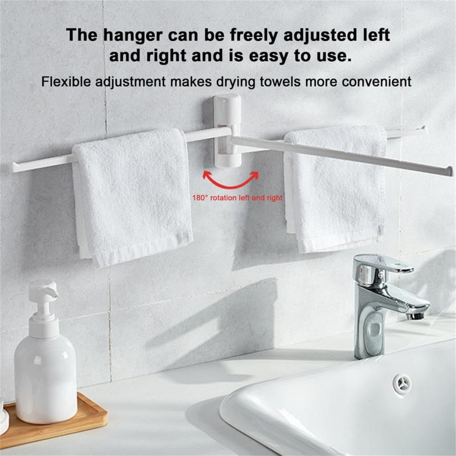 Swivel Towel Rack Towel Racks Holder for Bathroom Accessories Bathroom Swivel Towel Holder Free fourpole Pivot