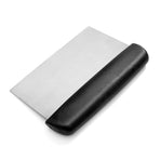 Stainless Steel Metal Griddle Scraper Chopper - Great as Dough Cutter for Bread and Pizza Dough - Multipurpose Kitchen Utensil