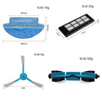 Roller Brush Filter Side Brush Water Tank Filter Series Vacuum Cleaner Parts Mop Pad Cloth Accessori