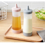 3 Pcs Squeeze Squirt Condiment Bottles Ketchup Mustard Sauce Containers for Kitchen Condiment (3 pcs)