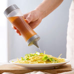 3 Pcs Squeeze Squirt Condiment Bottles Ketchup Mustard Sauce Containers for Kitchen Condiment (3 pcs)