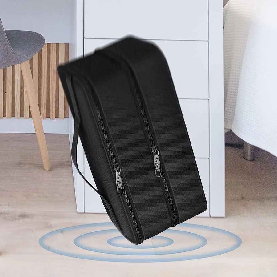 Double-Layer Carrying Case for, Travel Case for Portable Storage Case for  Styler and Attachments（black）