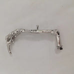 Motorcycle Kickstands, Skeleton Motorcycle Mount, Aluminum Alloy Universal Motorcycle Side Mount（1pcs）