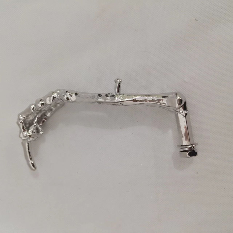 Motorcycle Kickstands, Skeleton Motorcycle Mount, Aluminum Alloy Universal Motorcycle Side Mount（1pcs）