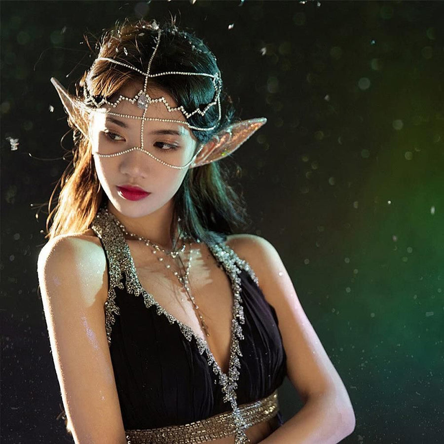 Cosplay Fairy Pixie Elf Ears - Soft Pointed Tips Anime Party Dress Up Costume Masquerade Accessories ,2 Pair