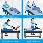 Padded Assist Belt, Used for Standing Mobility and Lifting Aid for Disabled and Elderly People（blue）