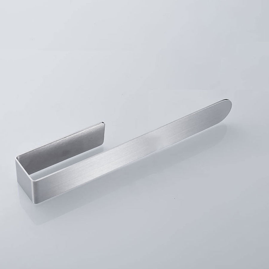 Bathroom Holders silvery  Towel Hanger, Towel Bar, Towel Ring Bathroom Organizer (Color : 37cm with Hook 2)