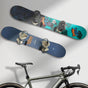 2pcs Horizontal Snowboard Wall Mount Clips Snowboard Wall Rack Snowboard Mount Storage Snowboard Display Wall Mount for Room