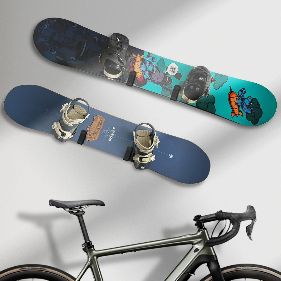 2pcs Horizontal Snowboard Wall Mount Clips Snowboard Wall Rack Snowboard Mount Storage Snowboard Display Wall Mount for Room