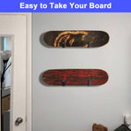 2pcs Horizontal Snowboard Wall Mount Clips Snowboard Wall Rack Snowboard Mount Storage Snowboard Display Wall Mount for Room
