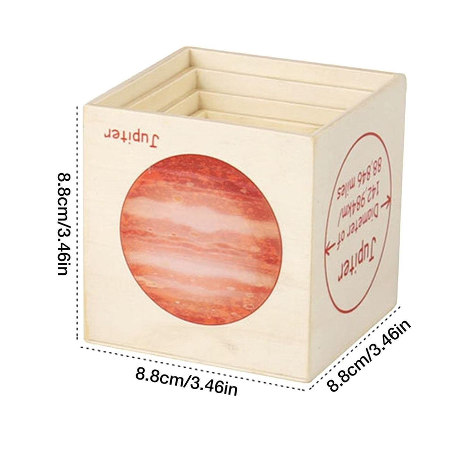 Eight planets Stacking Toys, Stacking Blocks, Kids Figure Match Set, Toy Stacking Block Sets, Educational & Fun Matching Game