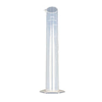 2PCS Plastic Graduated Cylinder, 250ml - Scientific Measuring Cylinder with Extra Stable Base - Polypropylene Plastic