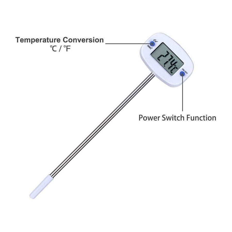 Milk Thermometer Multi-Purpose Thermometer Water Temperature-Read Meat Food Thermometer, Digital High Accuracy Kitchen