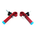 2 Pack T-Track Hold Down Clamps Kit，Woodworking tools Easy to install Adjustable Chute Aluminum Alloy Clamp Tool