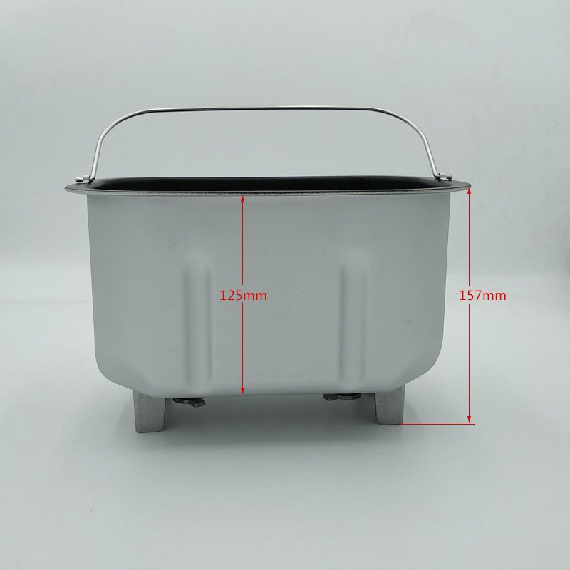 Bread Machine Liner, Bread Pan with Kneading Paddle for Bread Machine, Bread Maker Universal Replacement Parts,Premium Ceramic pan