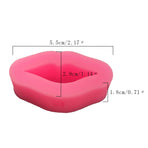 Red Lip Shape Sugar Cake Mold Fondant Cake Food Grade Silicone Mould Baking Tool Sugar Mold Chocolate Fondant Mold Chocolate