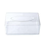 Acrylic Tissue Box, Rectangular Facial Tissue Dispenser Napkin Box Holders Clear Dry Sheet Holder for Bathroom, Countertop, Office